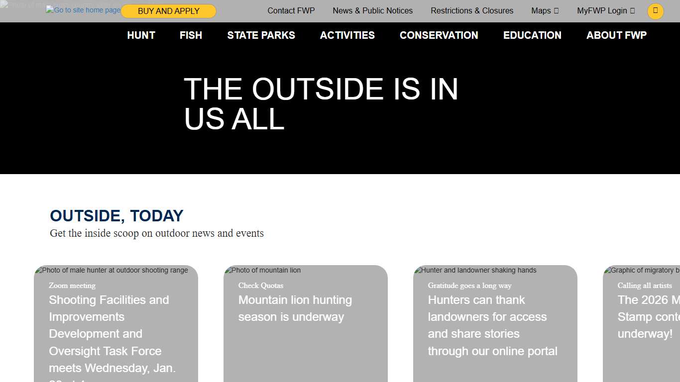 Home Page Montana FWP